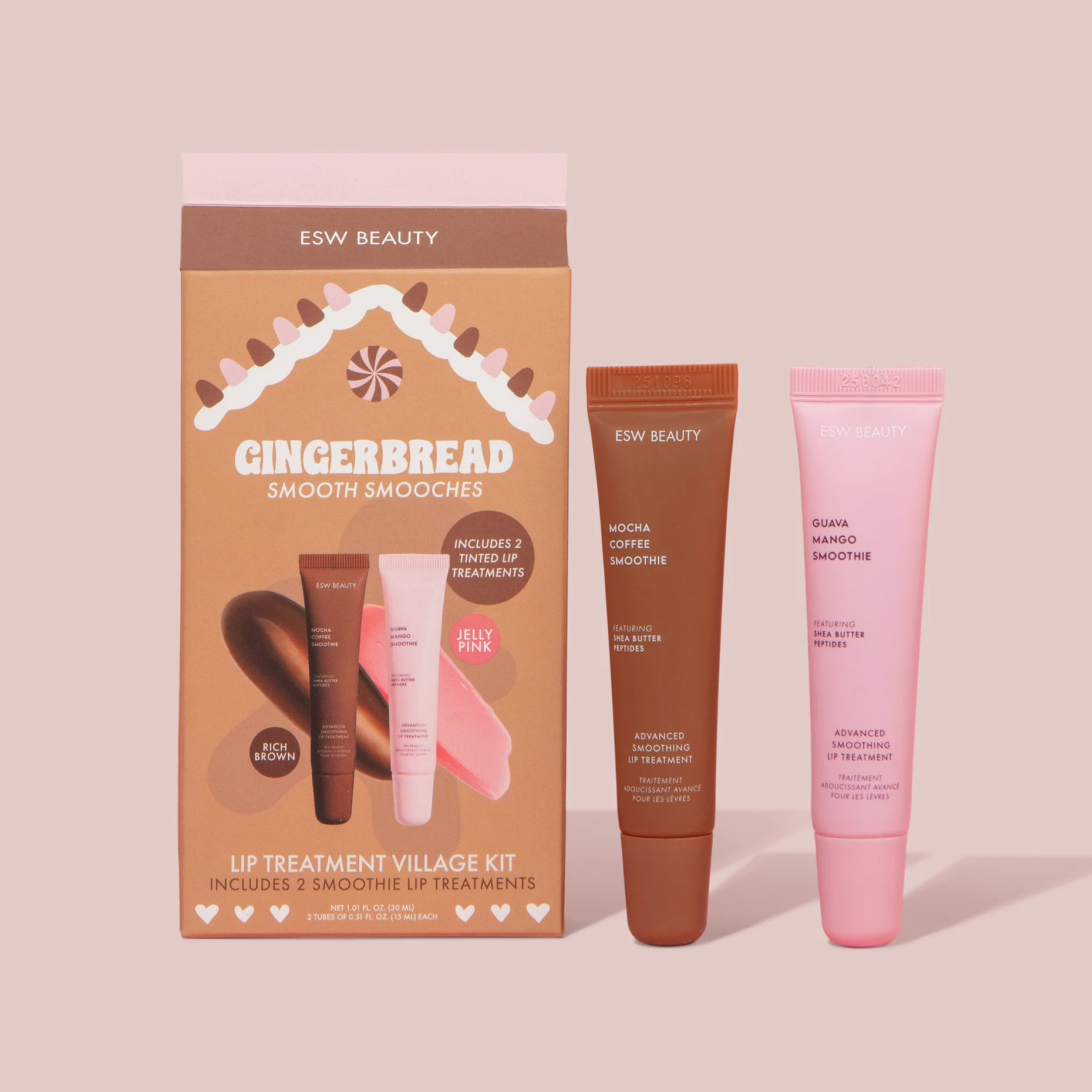Gingerbread Smooth Smooches Lip Treatment Village Kit
