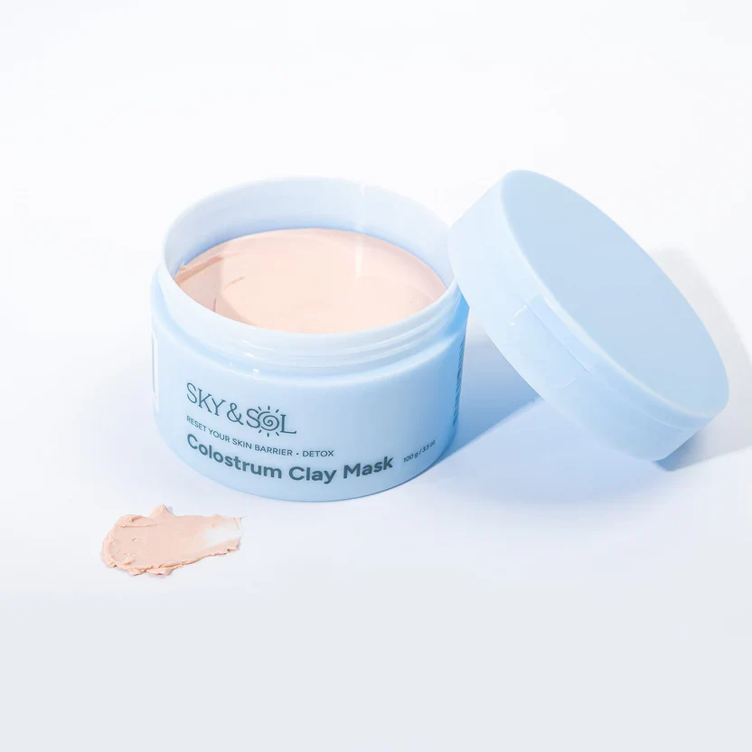 rose clay & oatmeal face mask