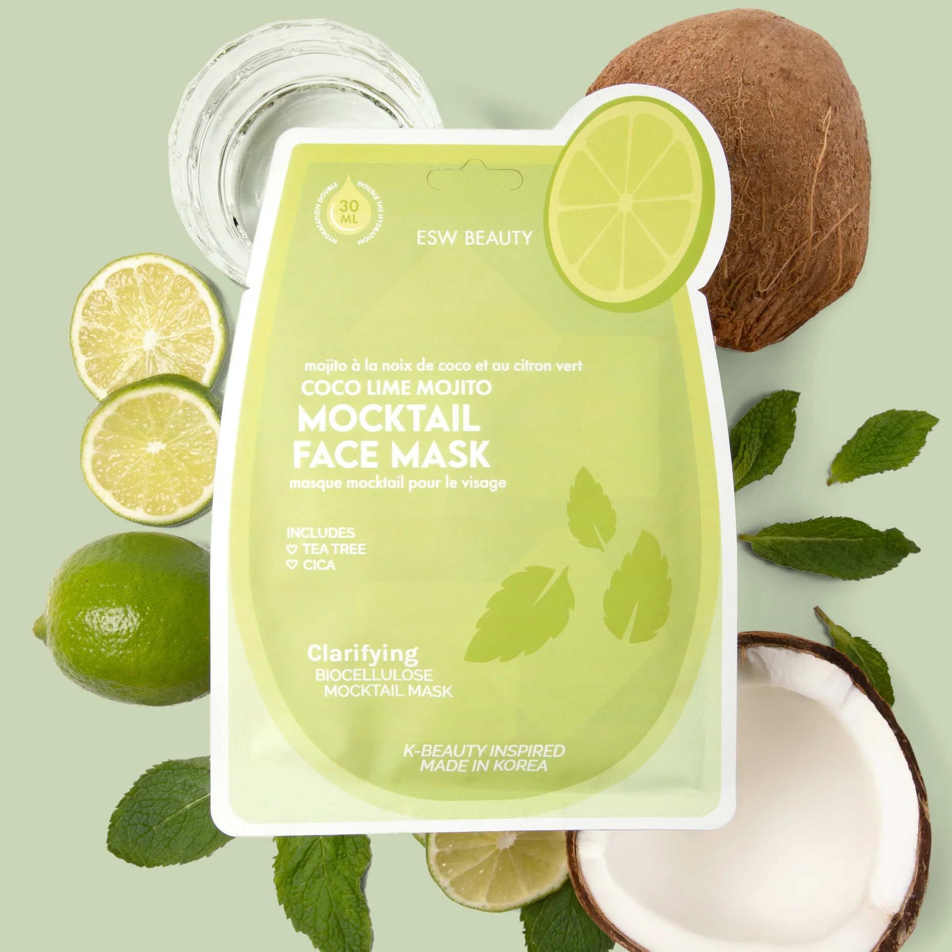 Coco Lime Mojito masks