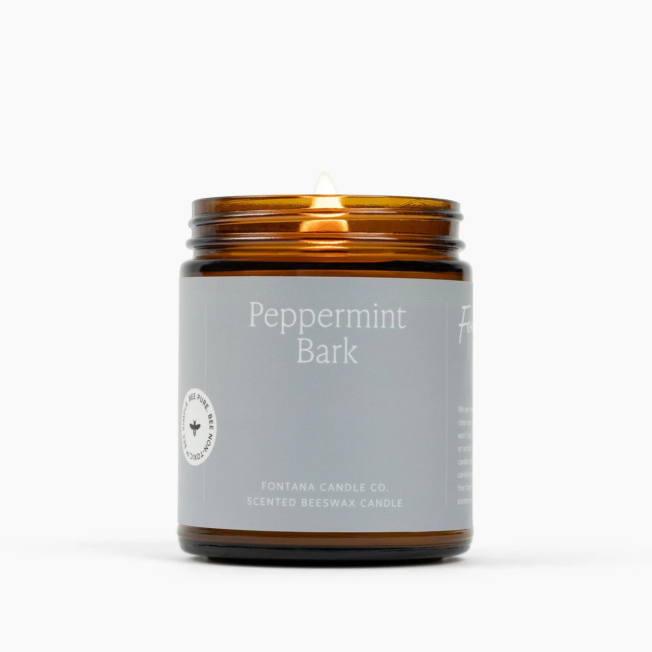peppermint scented candle