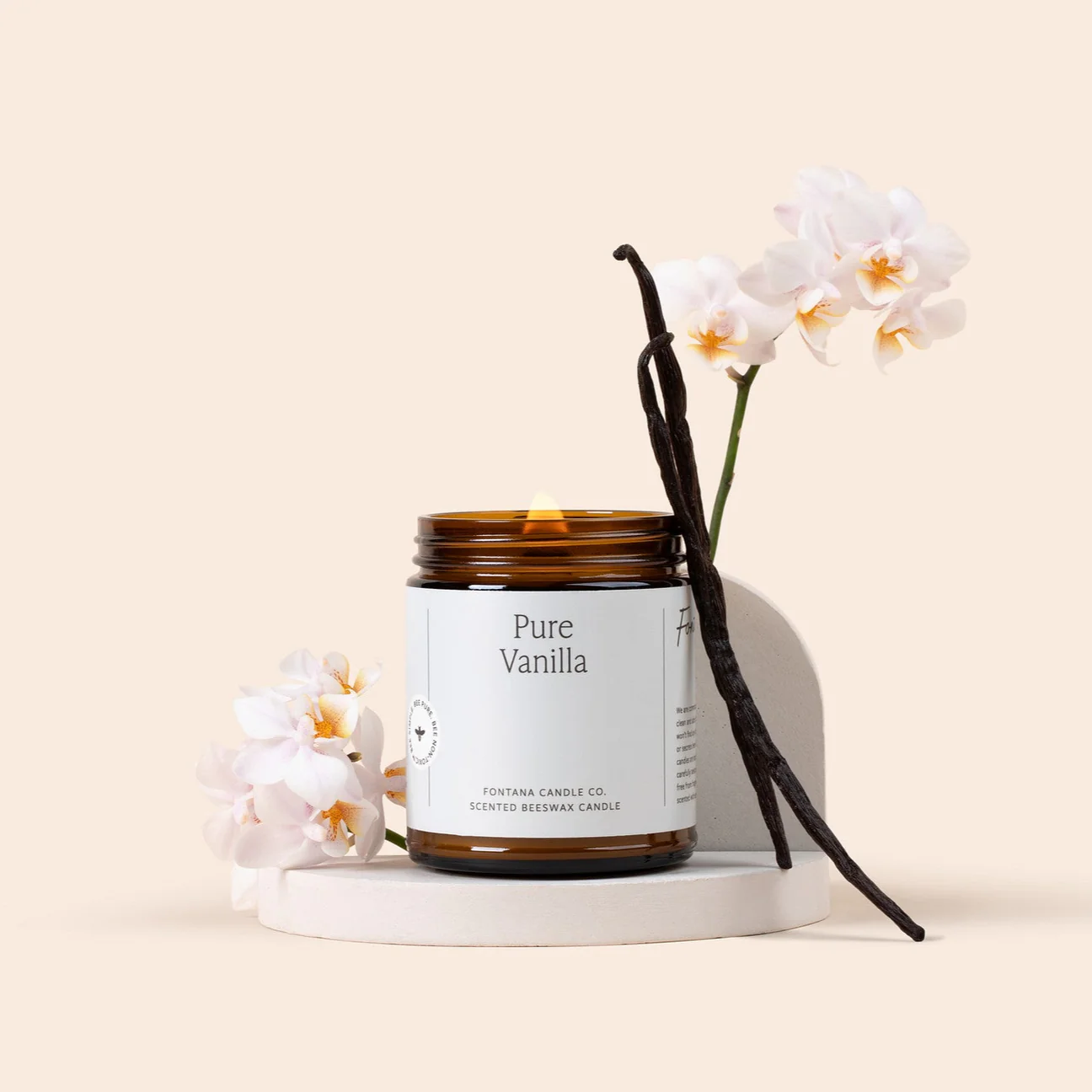 vanilla scented candle